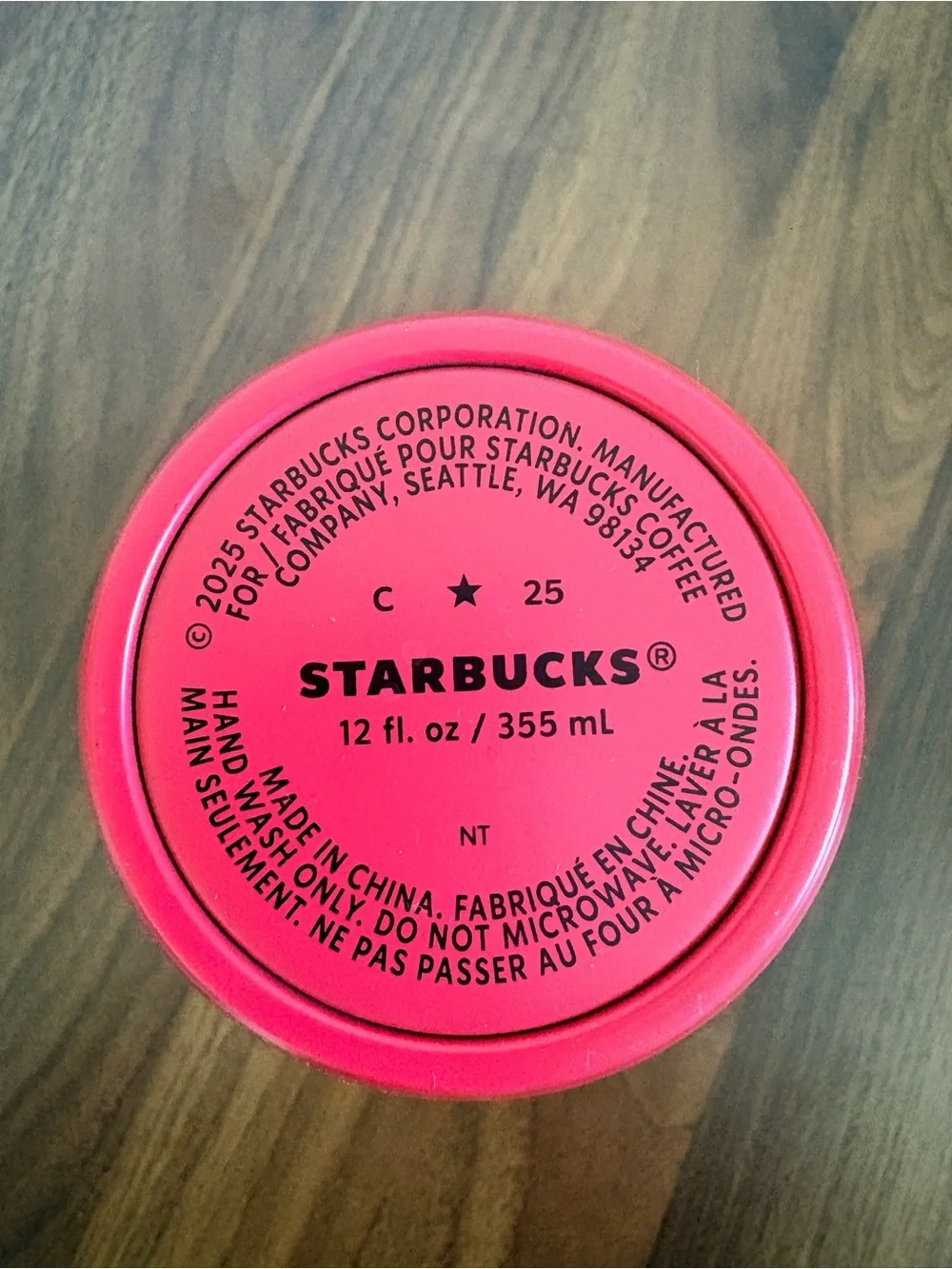 Starbucks Red Holiday Travel Tumbler with Festive Cookie Stickers